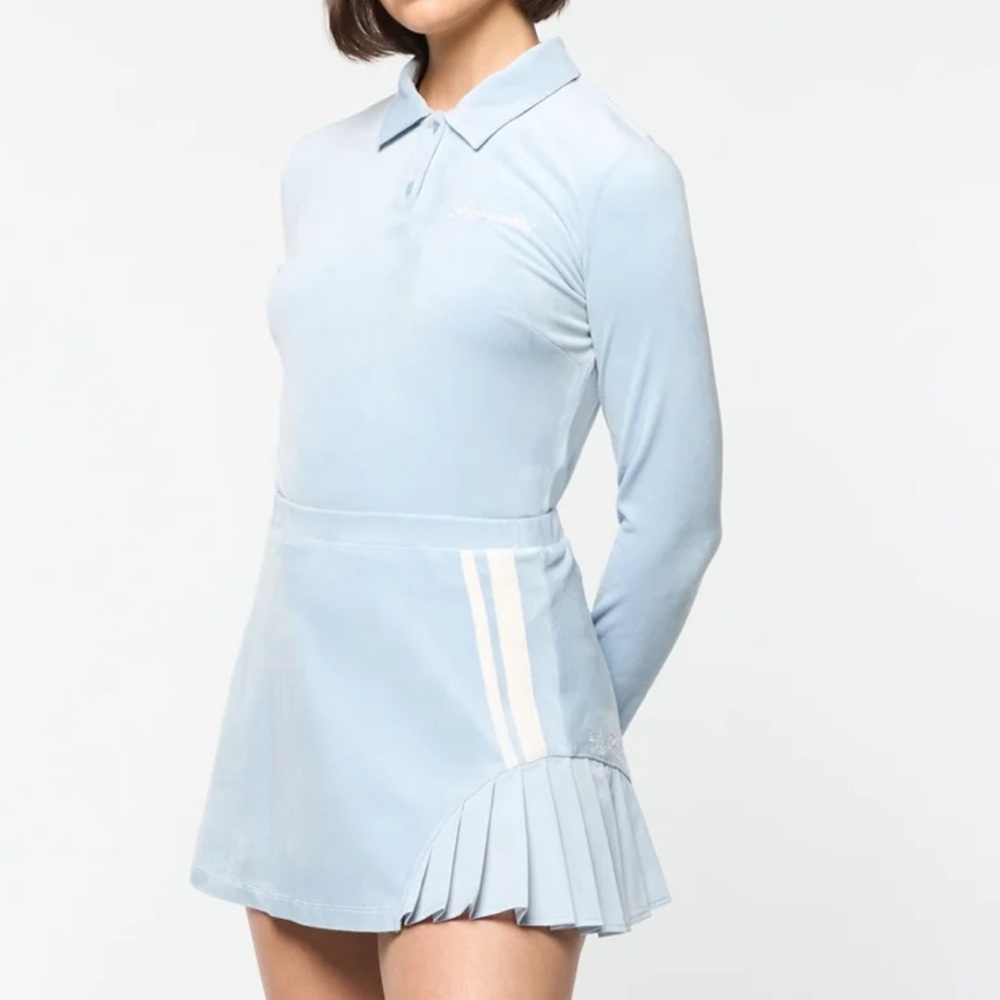 Velour Skirt Set